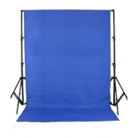 Bresser D-37 Support + 3x6m Doek Chromakey blauw